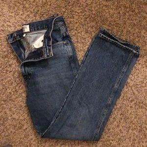 AGOLDE high rise denim jeans